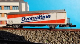 SCALA N GAUGE - CARRO FRIGO OVOMALTINE SBB ROCO - Vagoni Merci