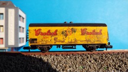 SCALA N GAUGE - CARRO FRIGO BIRRA DB MINITRIX - Vagoni Merci