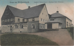 AK Gruss Röthenbach Gasthof Bei Pretzschendorf Klingenberg Dippoldiswalde Frauenstein Schmiedeberg Hartmannsdorf - Hartmannsdorf