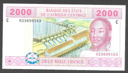CHAD (Central African States ) : 2000 Francs - 608C - UNC - Gabun