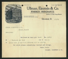 Courrier Commercial The Ullman Einstein & Co. Cleveland OH Ohio - Whiskies Whiskey Merchants Whisky - Stati Uniti