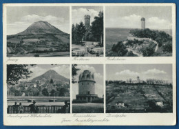 Jena,Aussichtspunkte,Mehrbildkarte,ca.1960,Jenzig,Forstturm,Fuchsturm,Hausberg Mit Wilhelmshöhe,Bismarckturm,Landgrafen, - Jena