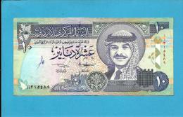 JORDAN - 10 DINARS - 1992 - P 26 - 2 Scans - Jordanie