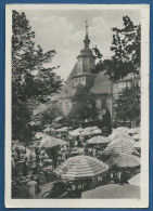 Jena,Marktplatz,Markt,1952,Briefmarke 12 Pfg Staatspräsident Pieck, - Jena