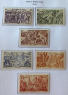 Wallis & Funtuna  - MH* 1946 -   Sc # C 2/7 - Unused Stamps
