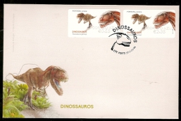 Portugal  & FDC, Dinossauros 2015 (5) - Lettres & Documents
