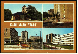 Karl-Marx-Stadt ( Chemnitz )  -  Mehrbild-Ansichtskarte Ca.1980    (4563) - Chemnitz (Karl-Marx-Stadt 1953-1990)