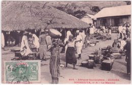 604- A O F - SOUGUETA, N°9 - Le Marché -ed. Fortier - Guinée Française