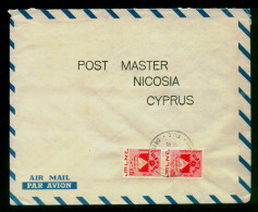 PALESTINE / CYPRUS / ISRAEL / 1970 / DIR EL BALAH - GAZA - CYPRUS , VIA ISRAEL . - Palestina