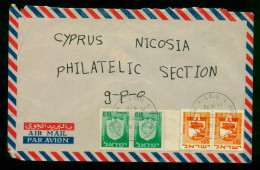 PALESTINE / CYPRUS / ISRAEL / 1970 / RAFIAH - GAZA - CYPRUS , VIA ISRAEL . - Palestina