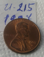 1 Cent - 1997 - USA - (Lot U 215) - 1959-…: Lincoln, Memorial Reverse