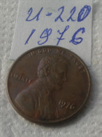 1 Cent - 1976 - USA - (Lot U 220) - 1959-…: Lincoln, Memorial Reverse