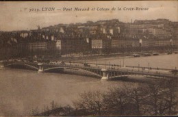 France - Carte Postale Circule En 1926 - Lyon - Pont Morand Et Coteau De La Croix Rousse - 2/scans - Lyon 4