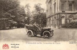 BELGIQUE - BRUXELLES  - Palais Royal - L'Automobile Du Roi - La Machine De Course. - Turismo