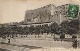 France - Carte Postale Circule En 1912 - Lyon - Le Fort De Serin Pris Du Pont - 2/scans - Lyon 4