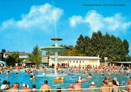 AK Bad Füssing Thermalbad Schwimmbad Freibad Niederbayern Bayern Deutschland GERMANY Bavaria Dennerlein - Bad Füssing