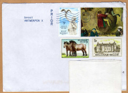 Enveloppe Cover Brief Bpost Antwerpen X Prior Timbres Oblitérés Et Non Oblitérés - Lettres & Documents