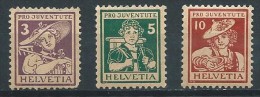Suisse - 1916 - Y&T 151/3 - Neuf¨* - Unused Stamps