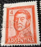 Argentina 1961 San Martin 4p - Used - Gebruikt