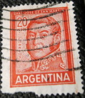 Argentina 1967 San Martin 20p - Used - Oblitérés