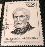 Argentina 1980 Admiral Guillermo Brown 5000p - Used - Usati