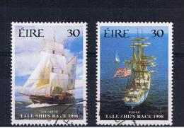 RB 1044 - 1998 Ireland Eire Used Stamps SG 1185/86 - Cutty Sark - Maritime Sailing Ship Boat - Oblitérés