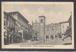 6778-MONCALIERI(TORINO)-PIAZZA VITTORIO EMANUELE II°-ANIMATA-1947-FP - Moncalieri