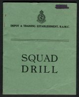 WW2 Depot & Training Establishment R.A.M.C. Squad Drill Booklet - British Army
