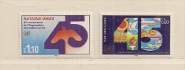 N.U.  GENEVE  ( NUGE - 126 ) 1990   N° YVERT ET TELLIER  N° 192/193    N** - Unused Stamps