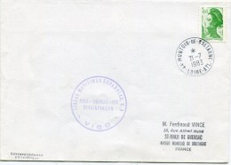 Dateur De MONTOIR DE BRETAGNE+ Cachet Lineas Maritimas Espanolas RIVAIN FANZON VIGO Sur Env. Du 21/07/1983 - Maritime Post