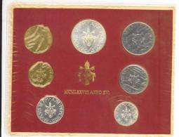 Vaticano 1978 - Serie Divisionale 7 Monete 5,10, 20, 50, 100, 200, Metalli Vari + £.500 AG - - Vatican