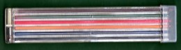 UN ETUI DE 6 MINES 3mm COULEURS ASSORTIES POUR CRITERIUM ANNEES 1970/1980 ? FERMETURE MAGASIN STOCK LIBRAIRIE PAPETERIE - Papeterie