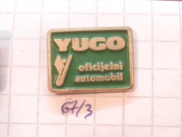 YUGO OFFICIAL CAR - FIAT ZASTAVA Auto Industry Kragujevac (Serbia) SPONSOR 1987 Summer Universiade In Zagreb - Fiat