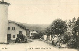 64 - Cpa Animée - Ainhoa - Entrée Du Village - Pyrénées Atlantiques -  Voir 2 Scans - - Ainhoa