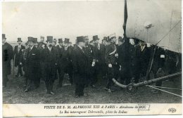 78 - Buc ; Visite De S. M .Alphonse XIII à Paris - Aérodrome De Buc  , Debroutelle Pilote Du Zodiac. - Buc