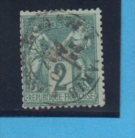 FRANCE N° 74 - 1876-1878 Sage (Type I)