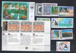 O.N.U. Uff. Di Ginevra 1991--Annata Completa -- **MNH/VF - Unused Stamps