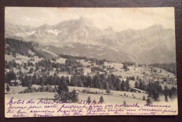 SUISSE -VILLARS  ET LE GRAND MUVERAN - PER  BRUNICO NEL 1905 - Villars-les-Moines