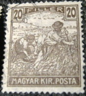 Hungary 1916 Reaper 20f - Used - Ungebraucht