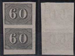 Brazil Brasil Mi# 14 (*) Mint Pair 60R Verticais - Ongebruikt