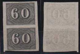 Brazil Brasil Mi# 14 (*) Mint Pair 60R Verticais - Nuovi