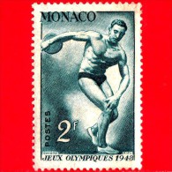 Principato Di MONACO - 1948 - Giochi Olimpici - Londra -  Lancio Del Disco - 2 - Oblitérés