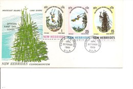 Nouvelles -Hébrides ( FDC De 1969 à Voir) - Storia Postale