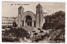 Algérie--ORAN--1928--La Cathédrale (petite Animation) N° 48 éd CAP - Oran