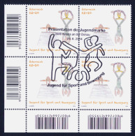 2014 AUSTRIA "YOUTH FOR SPORT AND MOVEMENT" QUARTINA ANNULLO GIORNO EMISSIONE - Used Stamps