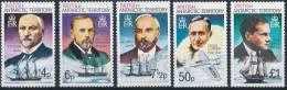 B.A.T. BRITISH ANTARCTIC TERRITORY 1980 Definitives Polar Explorers And Ships, Perf. 12 Complete Set Of 5v** - Neufs