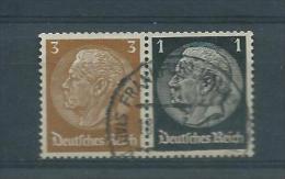 DEUTSCHES III Te REICH ZUSAMMENDRUCKE 1933 S 117 (513/512)  0/USED - Carnets