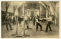 Ecole Primaire Supérieure De Fournes  - Salle De Gymnastique  ( Plan Superbe......Année 1906 - 2 Scans ) - Gymnastique