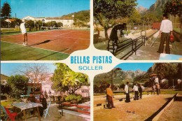 SOLLER-MALLORCA-jeux De Boules- Pétanque-bowling-tennis- Jeux De Quilles-multivues - Pétanque