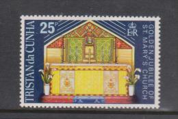 Tristan Da Cunha 1973 St Mary's Church Single MNH - Tristan Da Cunha